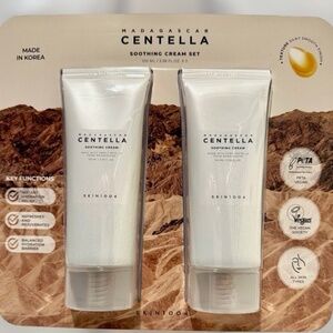 Madagascar Centella Soothing Cream 3.38 fl oz 2 Pack Vegan NWT Moisturizer Calms